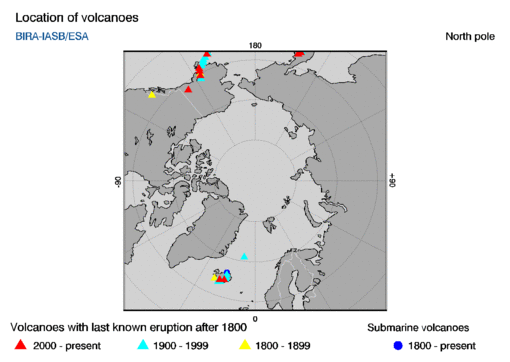 REGION - Volcanoes close to the notification of 